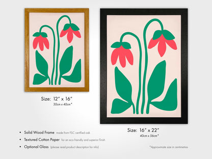 Abstract Art - Matisse - Style Abstract Botanical Art | Art Prints | Pathos Studio