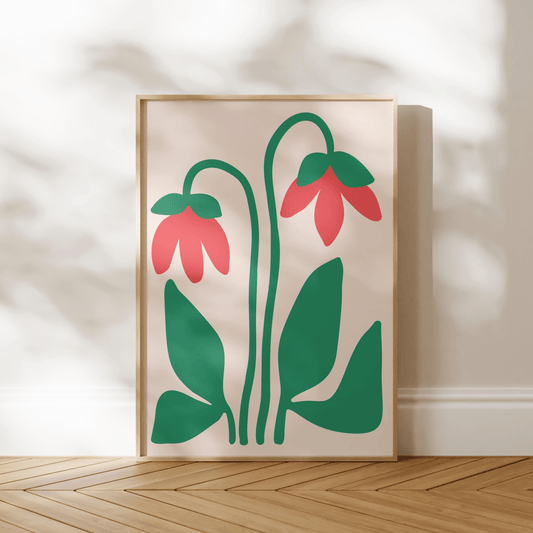 Abstract Art - Matisse - Style Abstract Botanical Art | Art Prints | Pathos Studio
