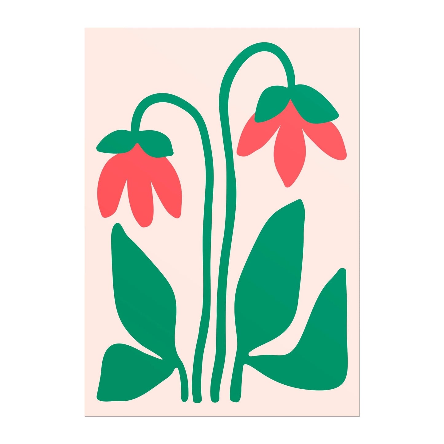Abstract Art - Matisse - Style Abstract Botanical Art | Art Prints | Pathos Studio