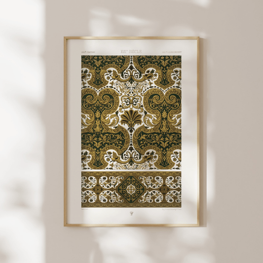 ALBERT RACINET - 17th Century Baroque from 'L'ornement Polychrome' - Pathos Studio - Art Prints