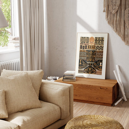 ALBERT RACINET - Greek Pattern from 'L'ornement Polychrome' - Pathos Studio - Art Prints