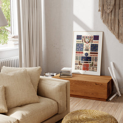 ALBERT RACINET - Greek Pattern from 'L'ornement Polychrome' - Pathos Studio - Art Prints