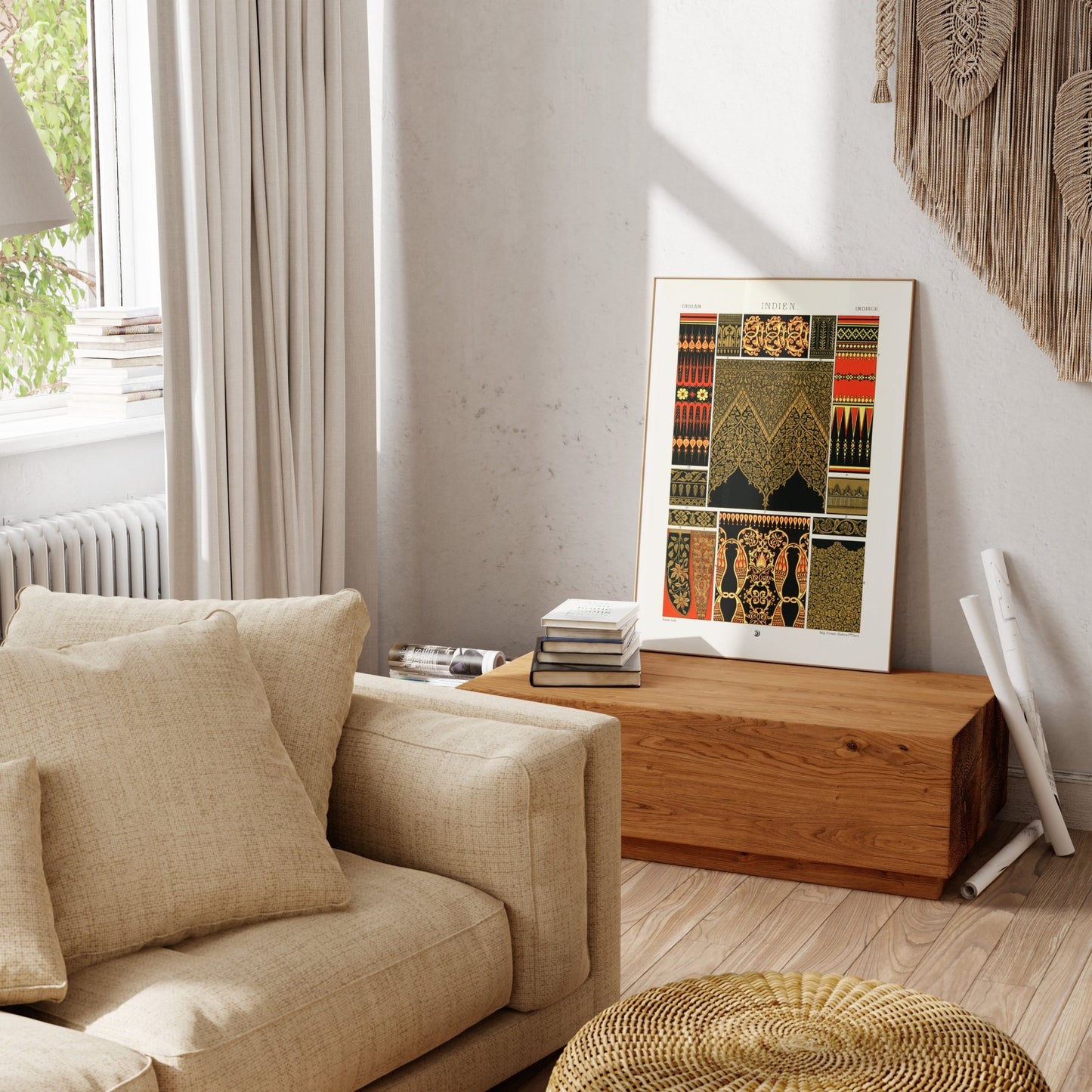 ALBERT RACINET - Indian Pattern from 'L'ornement Polychrome' - Pathos Studio - Art Prints