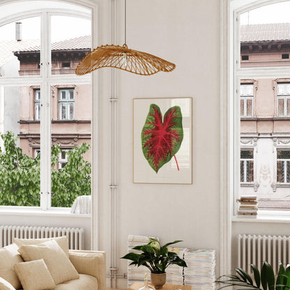 Alexander Francis Lydon - Caladium (Heart Of Jesus) from 'Les Plantes à Feuillage Coloré' | Art Prints | Pathos Studio