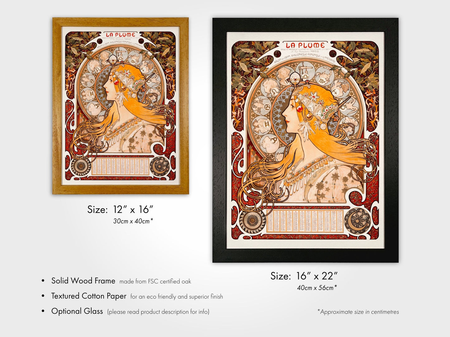 ALPHONSE MUCHA - La Plume (Zodiaque) - Pathos Studio - Art Prints