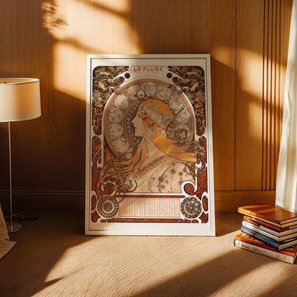 ALPHONSE MUCHA - La Plume (Zodiaque) - Pathos Studio - Art Prints