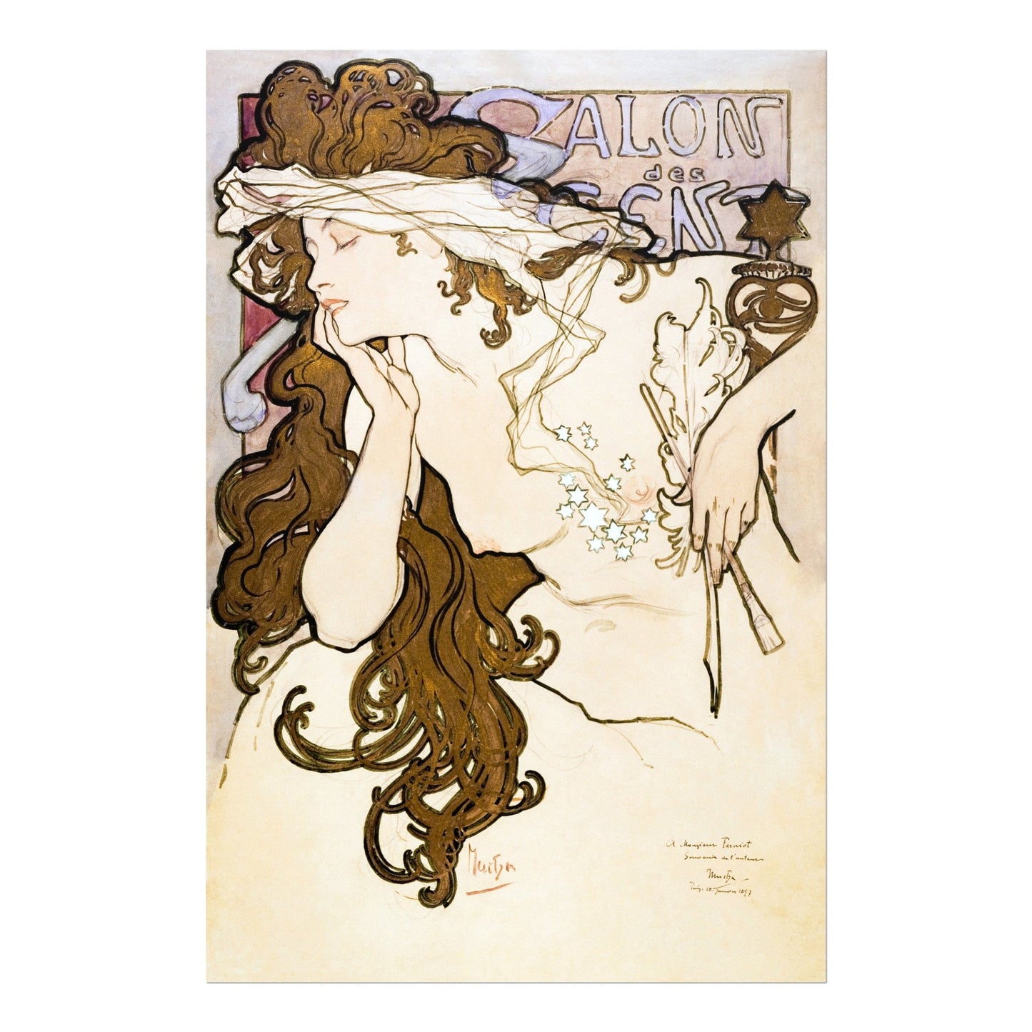 ALPHONSE MUCHA - Salon Des Cent - Pathos Studio - Art Prints