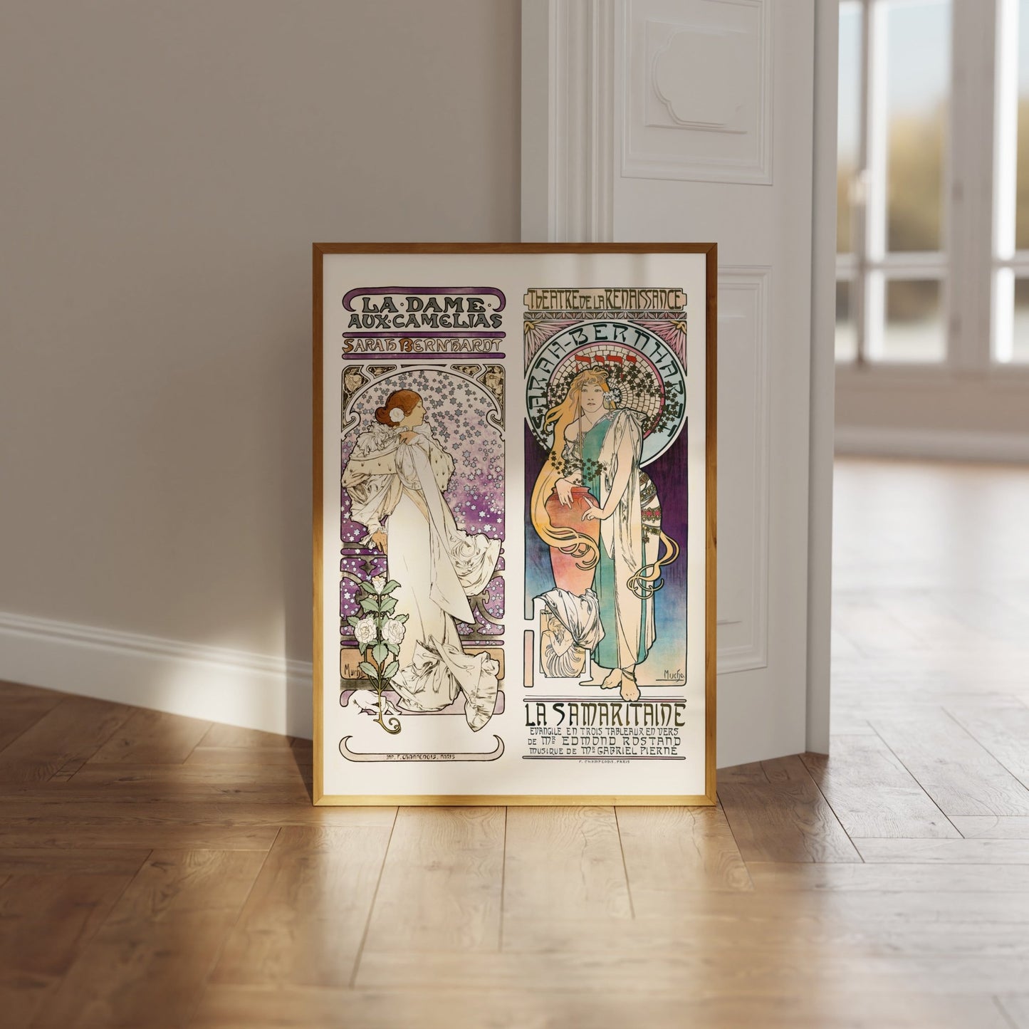 ALPHONSE MUCHA - Sarah Bernhardt Pair 1 - Pathos Studio - Art Prints