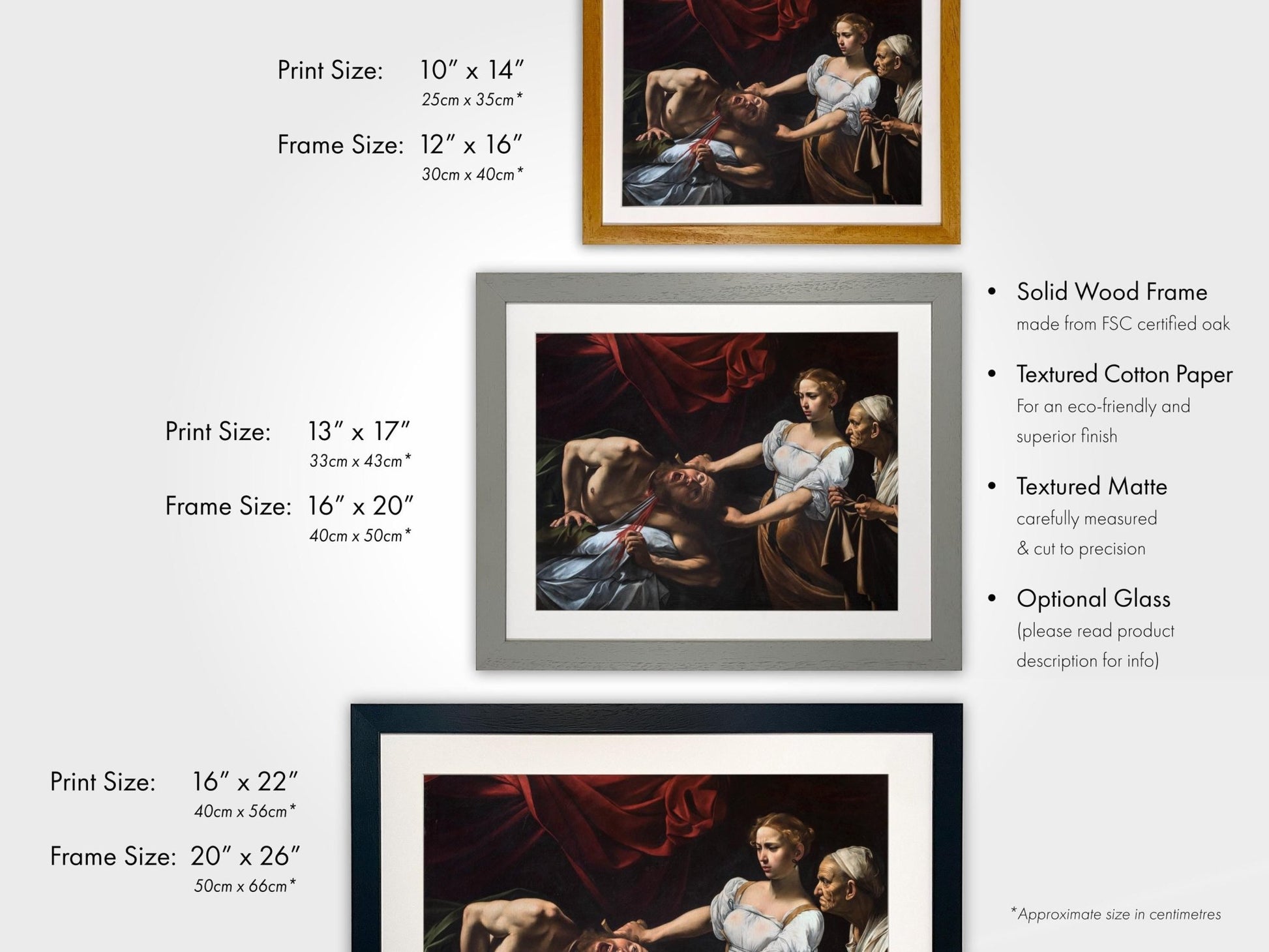 CARAVAGGIO - Judith Beheading Holofernes - Pathos Studio - Art Prints
