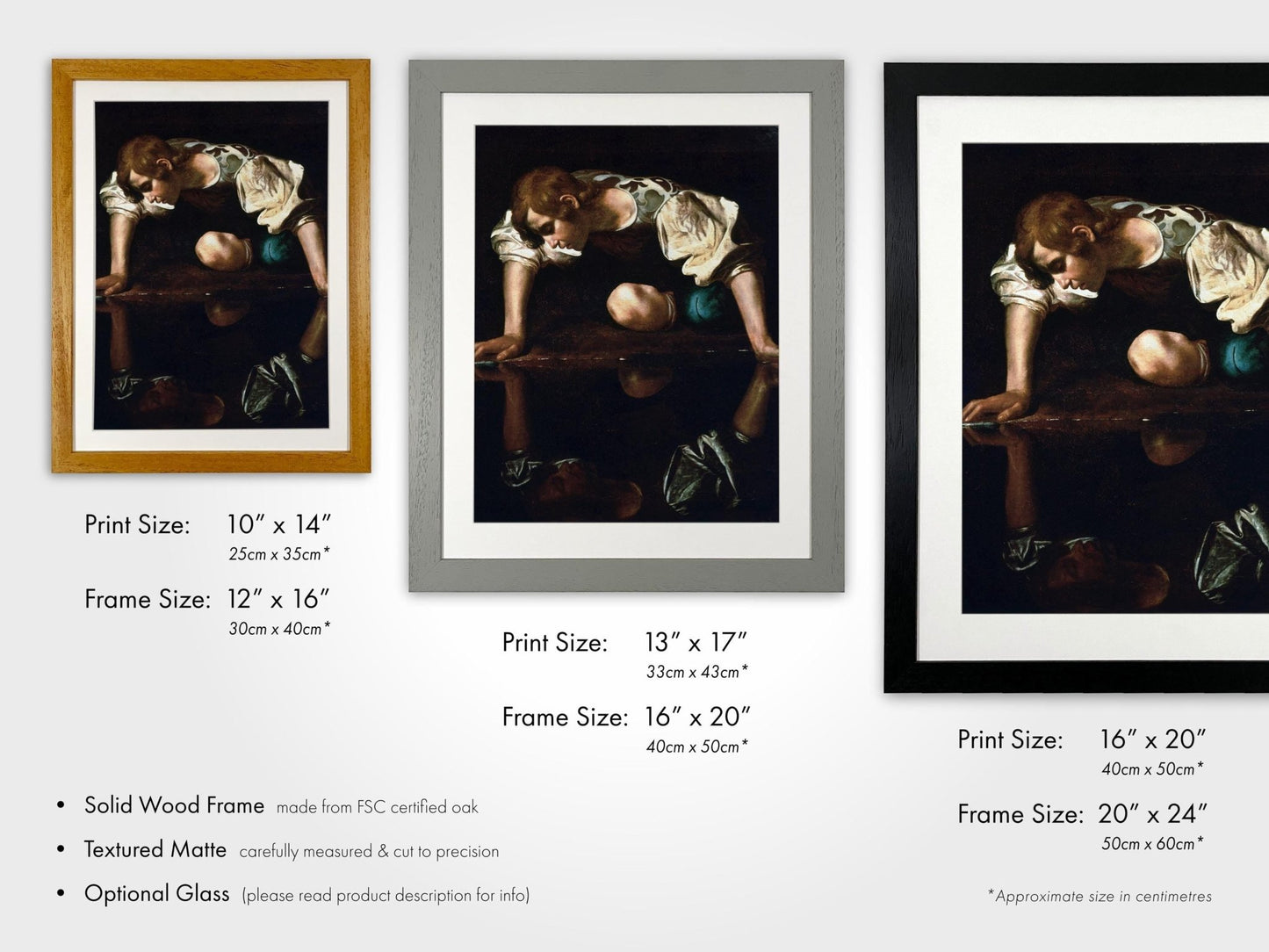CARAVAGGIO - Narcissus - Pathos Studio - Art Prints