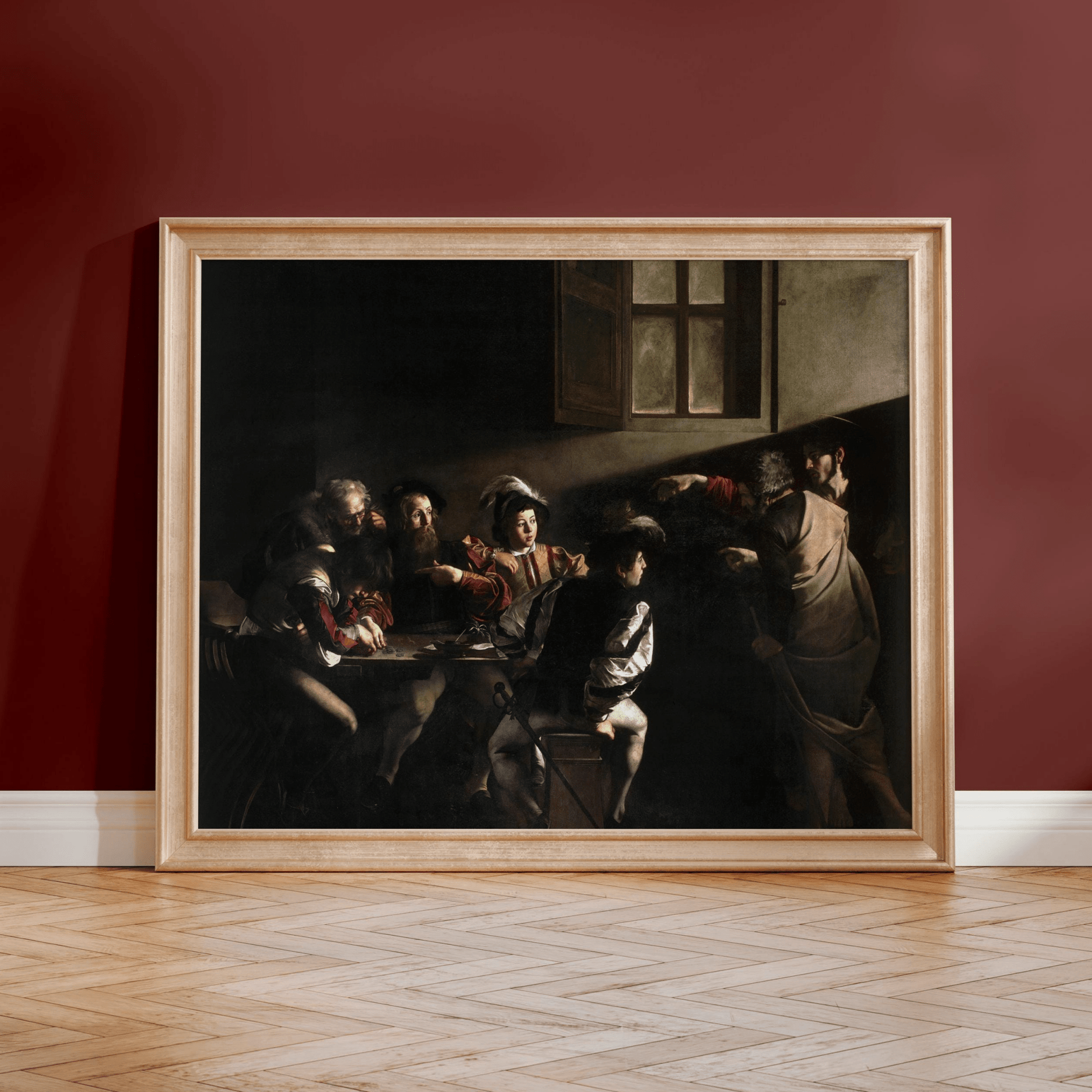 CARAVAGGIO - The Calling Of Saint Matthew - Pathos Studio - Art Prints
