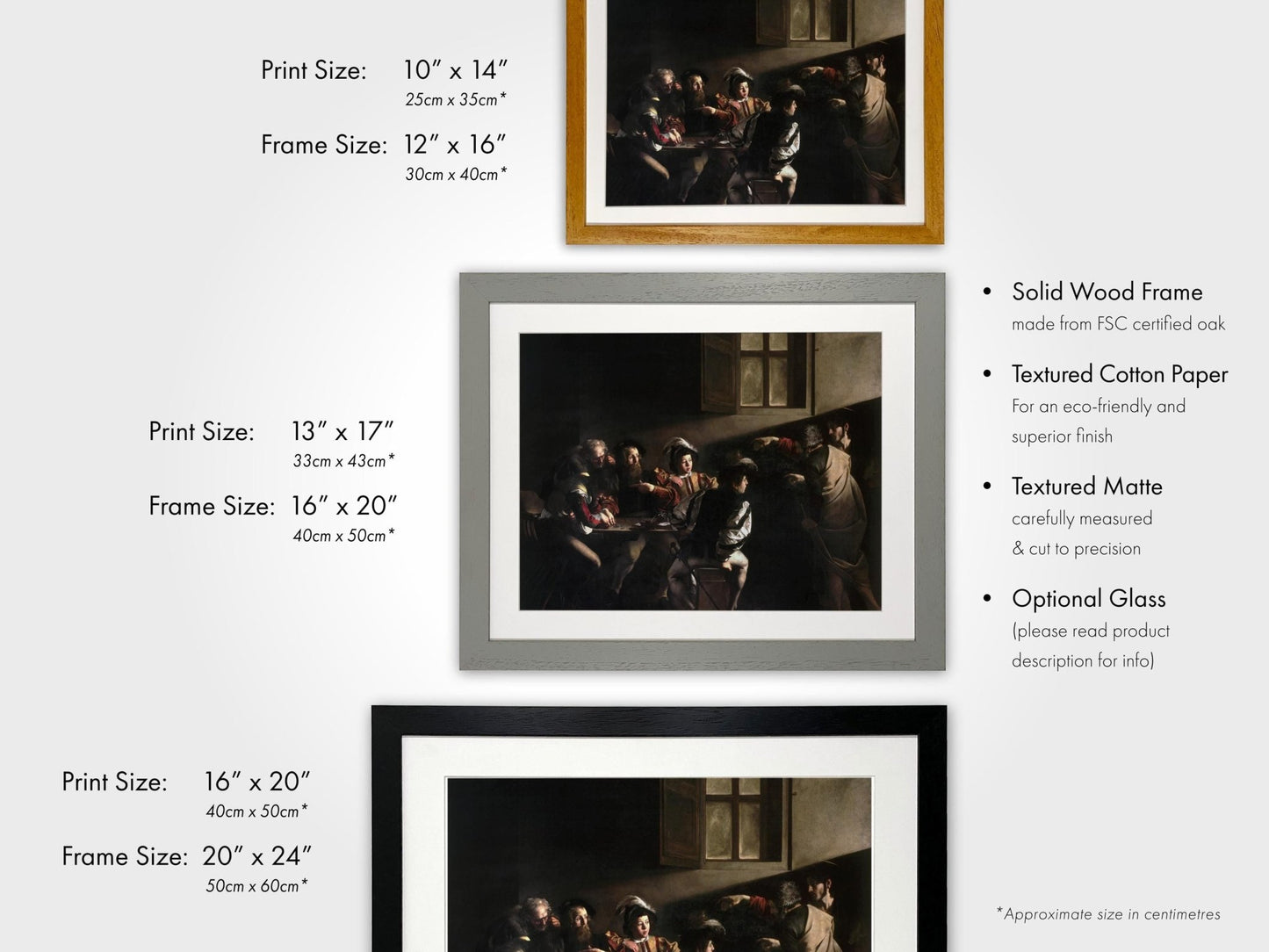 CARAVAGGIO - The Calling Of Saint Matthew - Pathos Studio - Art Prints