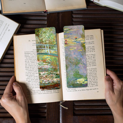 Claude Monet Bookmarks: Bridge Over A Pond / Water Lilies - Pathos Studio - Bookmarks