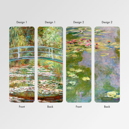 Claude Monet Bookmarks: Bridge Over A Pond / Water Lilies - Pathos Studio - Bookmarks