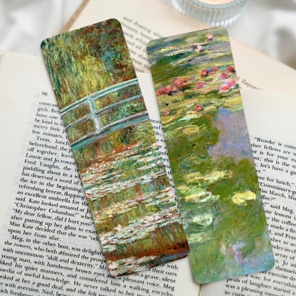 Claude Monet Bookmarks: Bridge Over A Pond / Water Lilies - Pathos Studio - Bookmarks