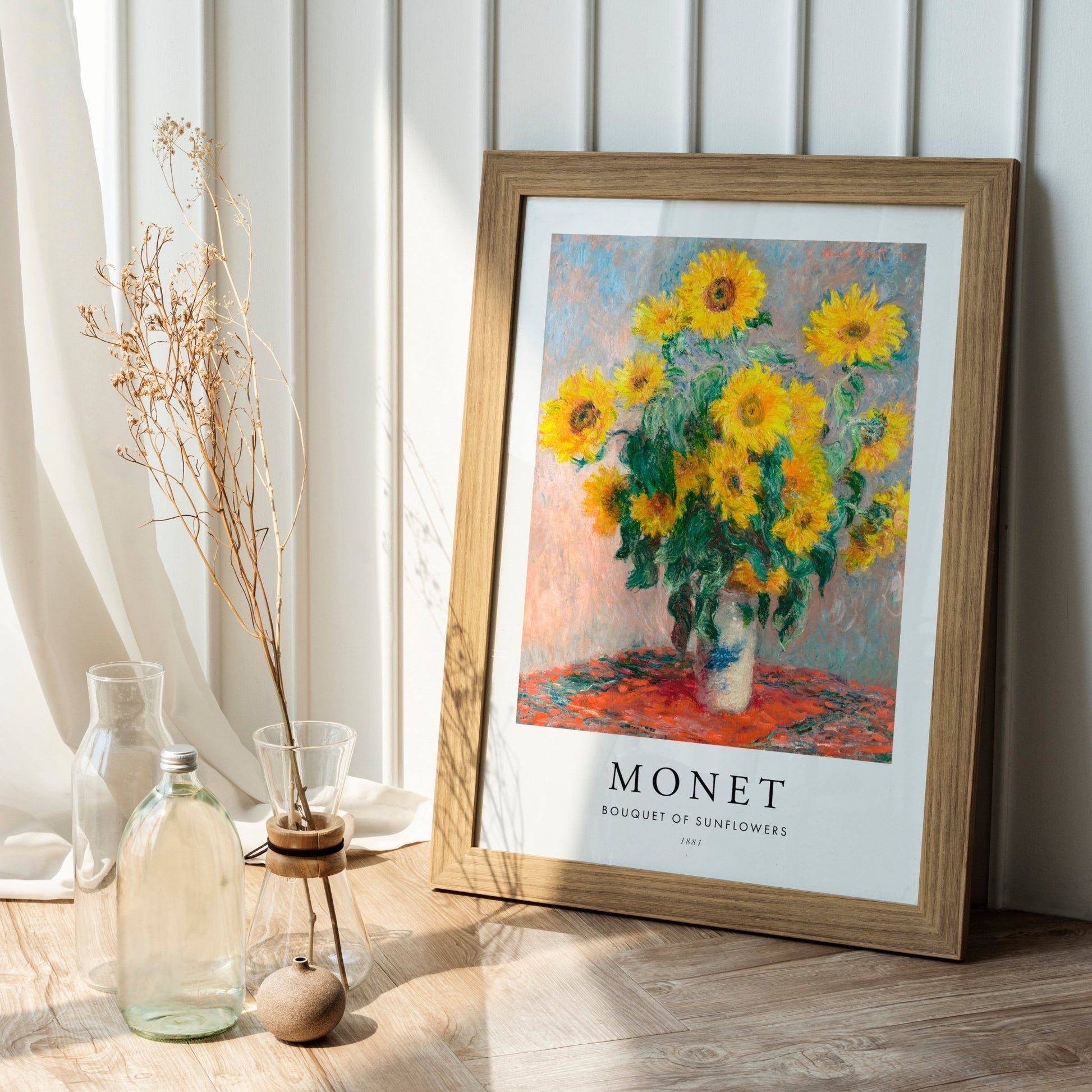 CLAUDE MONET - Bouquet Of Sunflowers (Poster Style) - Pathos Studio - Art Prints