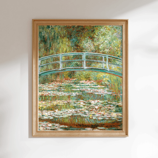 CLAUDE MONET - Bridge Over A Pond of Water Lilies - Pathos Studio - Art Prints