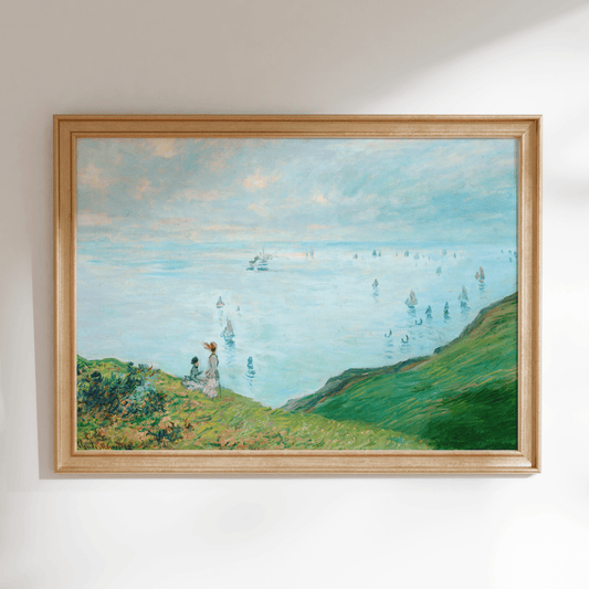CLAUDE MONET - Cliffs at Pourville - Pathos Studio - Art Prints