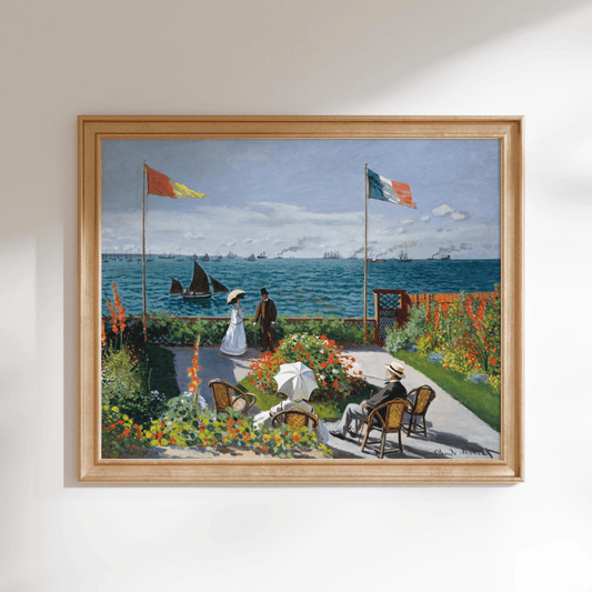 Claude Monet - Garden at Sainte - Adresse | Art Prints | Pathos Studio