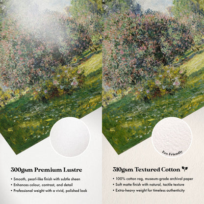 Claude Monet - Landscape: The Parc Monceau | Art Prints | Pathos Studio