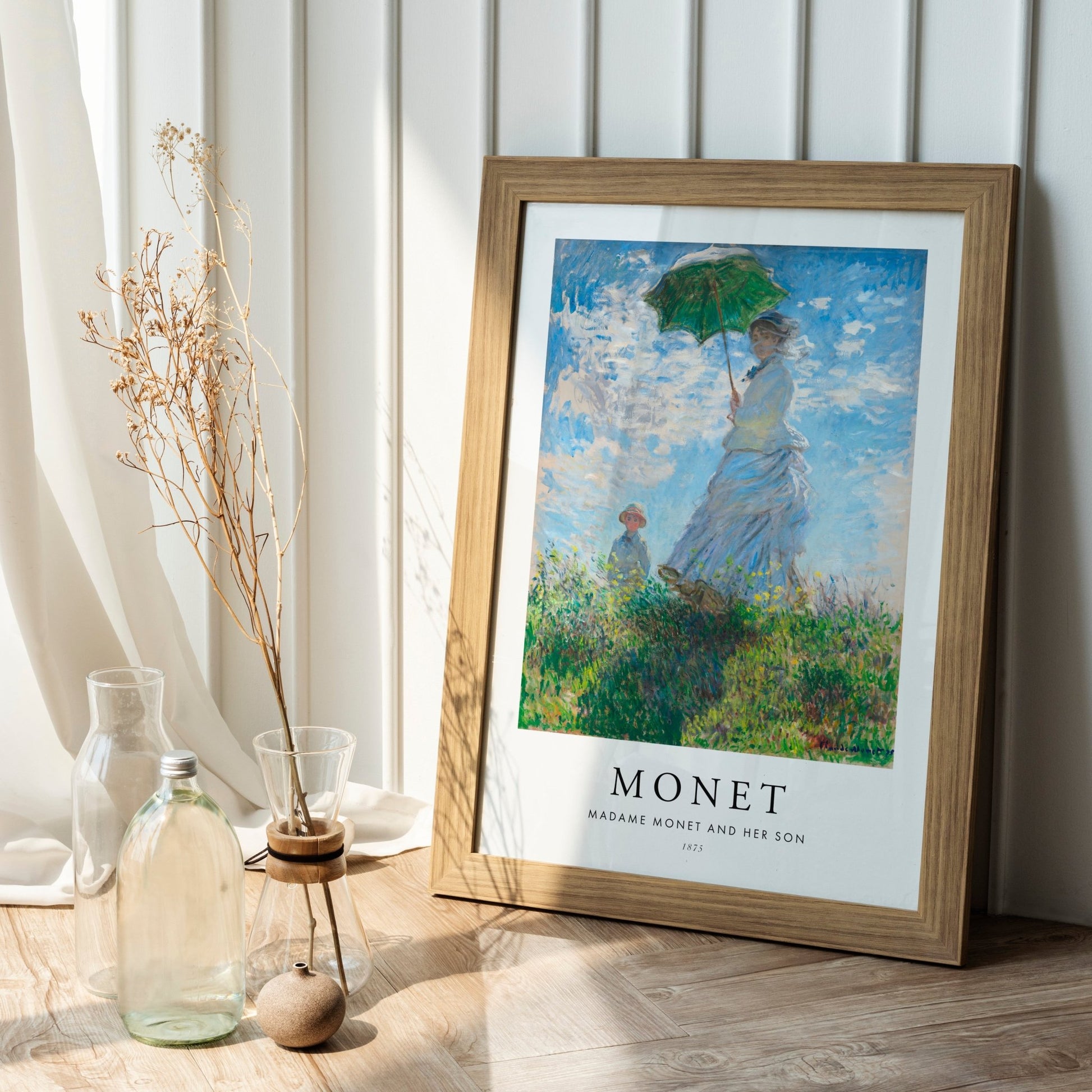 CLAUDE MONET - Madame Monet And Her Son (Poster Style) - Pathos Studio - Art Prints