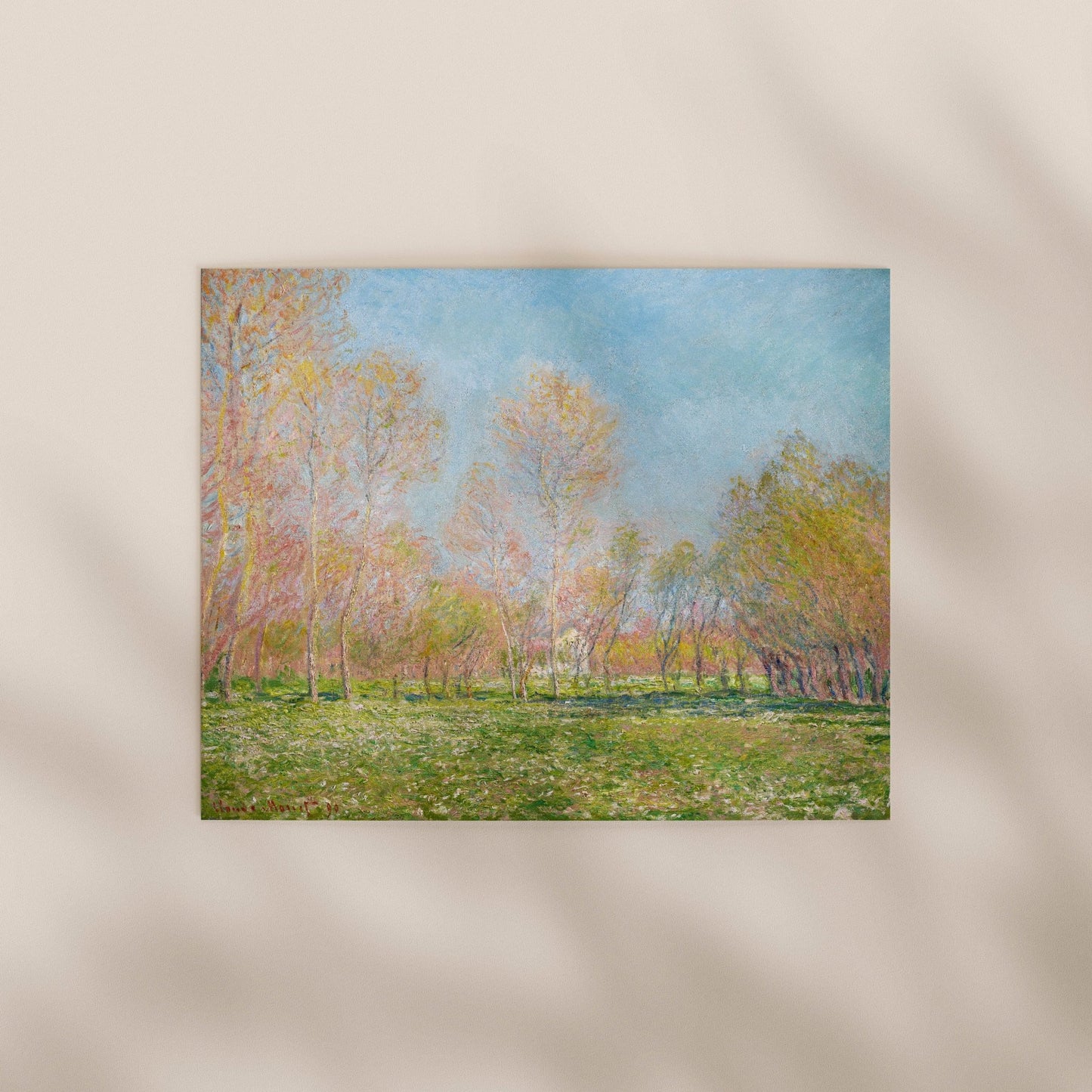 Claude Monet - Spring In Giverny | Art Prints | Pathos Studio