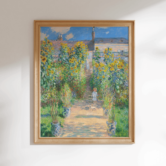 CLAUDE MONET - The Artist's Garden at Vétheuil - Pathos Studio - Art Prints