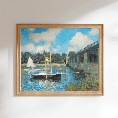 CLAUDE MONET - The Bridge at Argenteuil - Pathos Studio - Art Prints