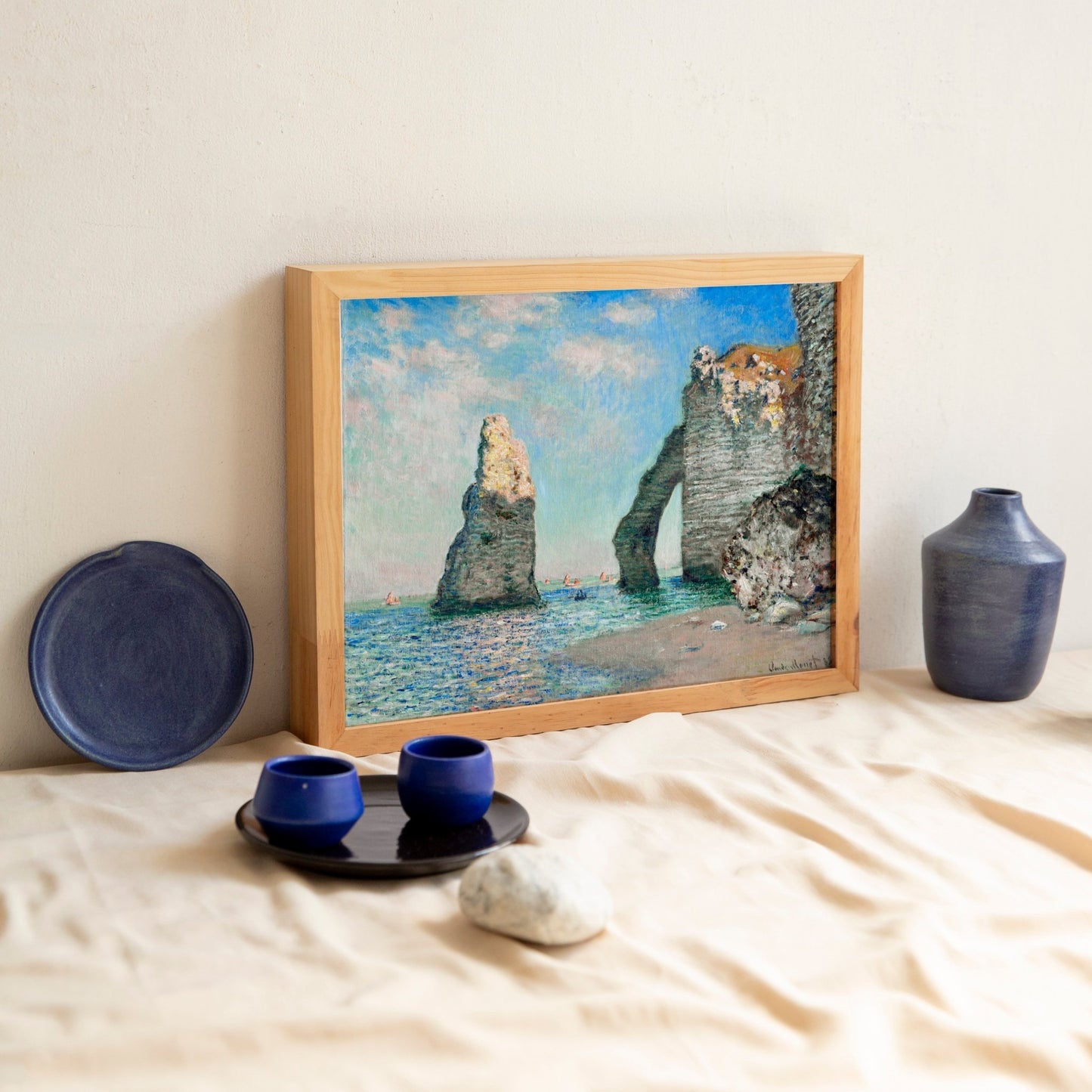 CLAUDE MONET - The Cliffs at Etretat - Pathos Studio - Art Prints
