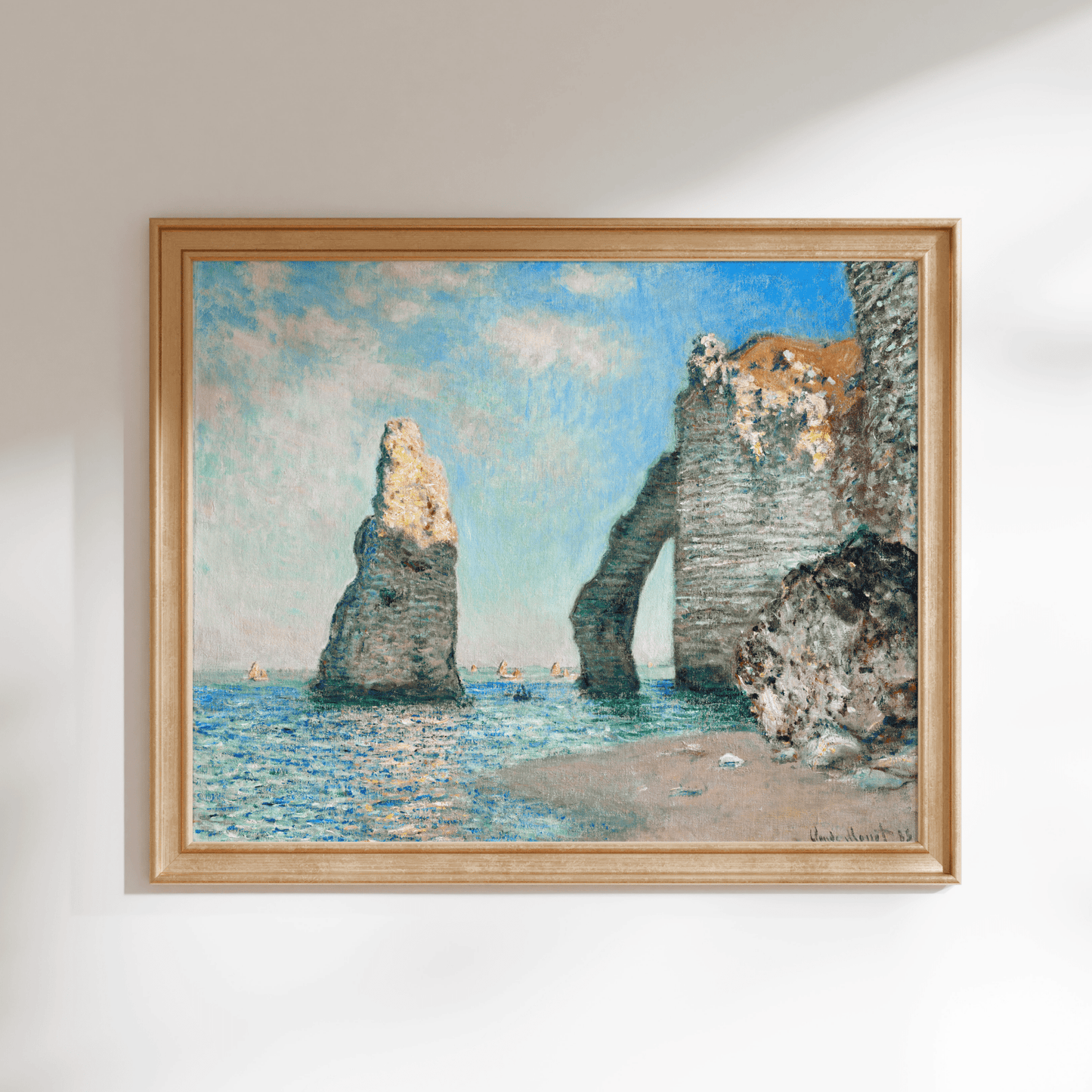 CLAUDE MONET - The Cliffs at Etretat - Pathos Studio - Art Prints