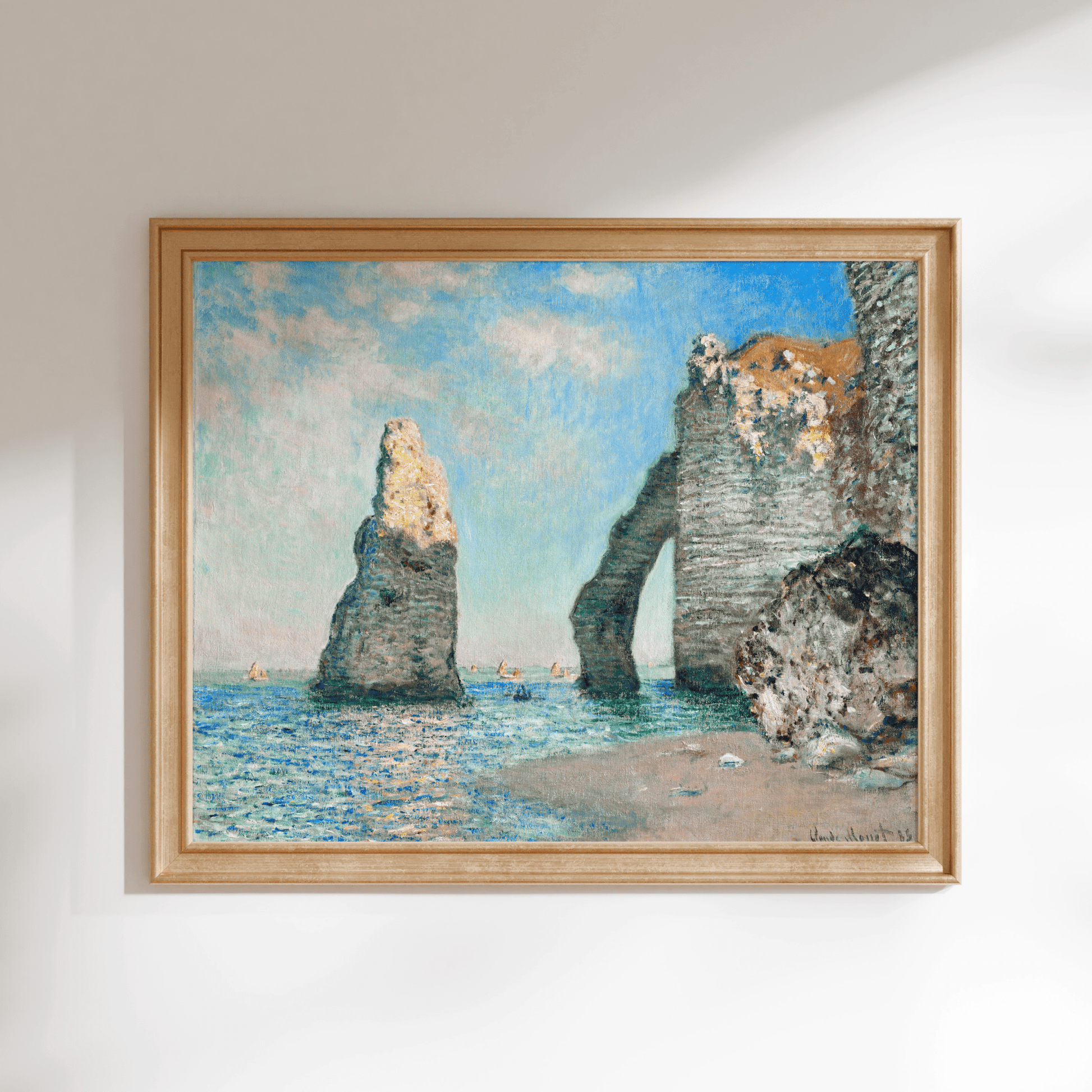 CLAUDE MONET - The Cliffs at Etretat - Pathos Studio - Art Prints