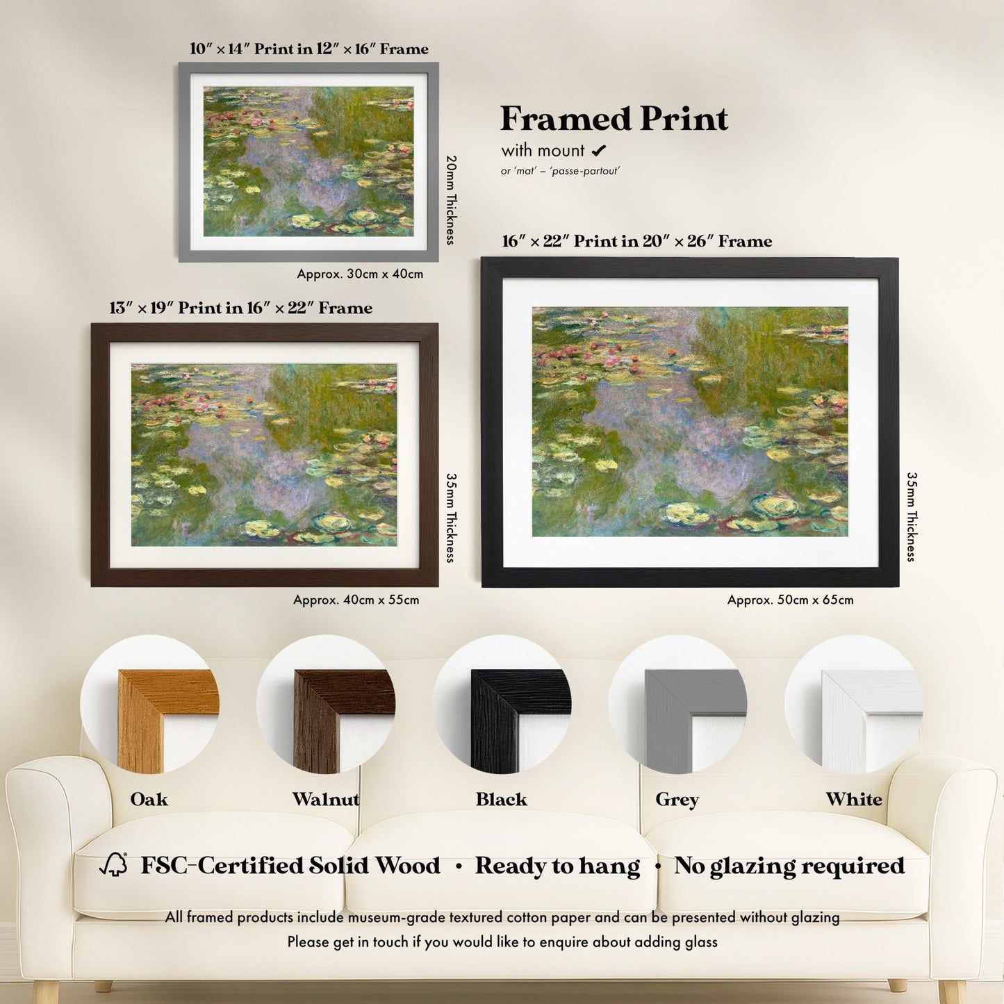 Claude Monet - Water Lilies | Art Prints | Pathos Studio