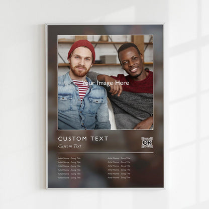 Custom Music Playlist Print with QR Code - Pathos Studio - Art Prints