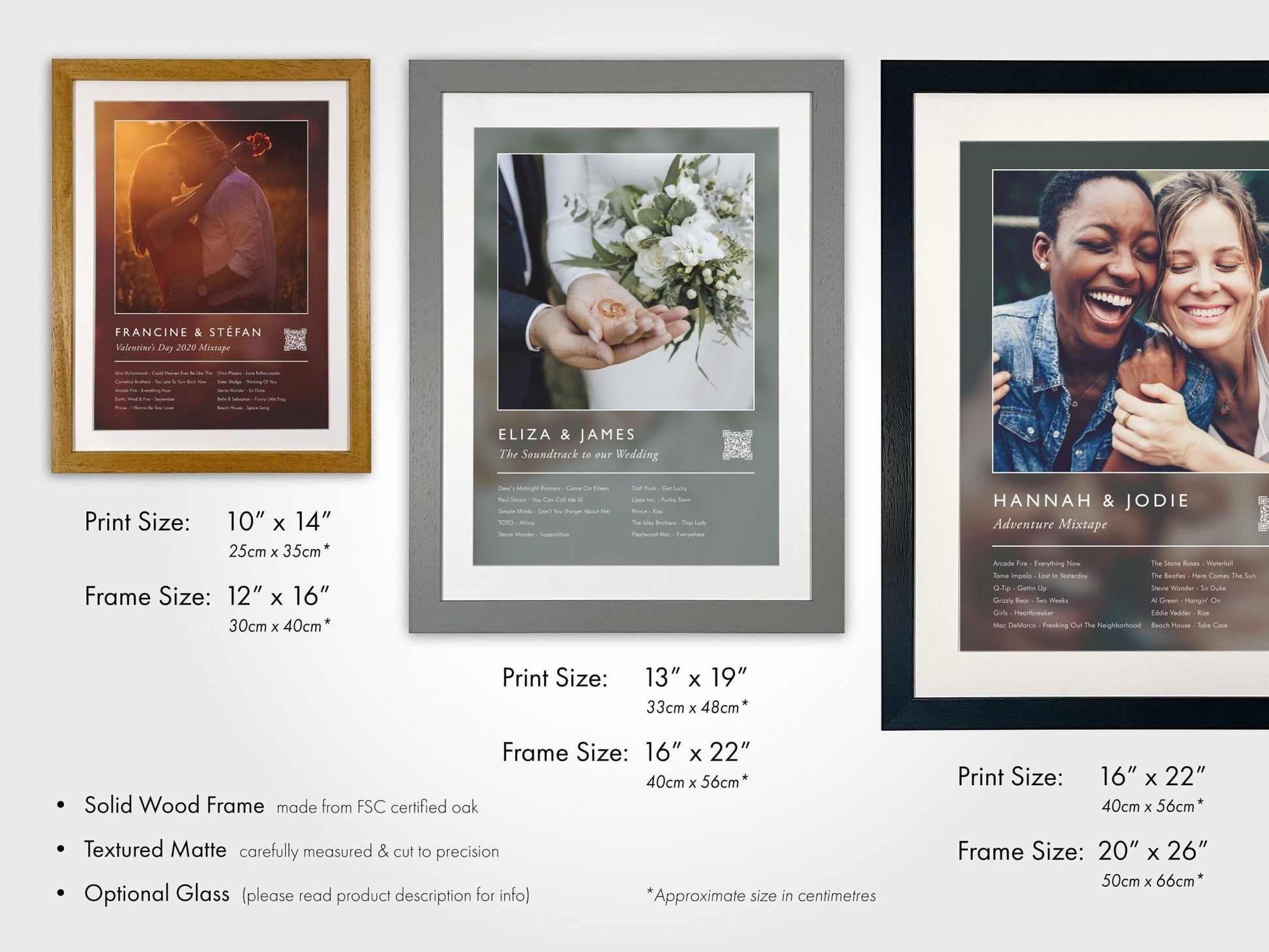 Custom Music Playlist Print with QR Code - Pathos Studio - Art Prints