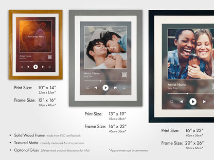 Custom Song Print with QR Code - Pathos Studio - Art Prints