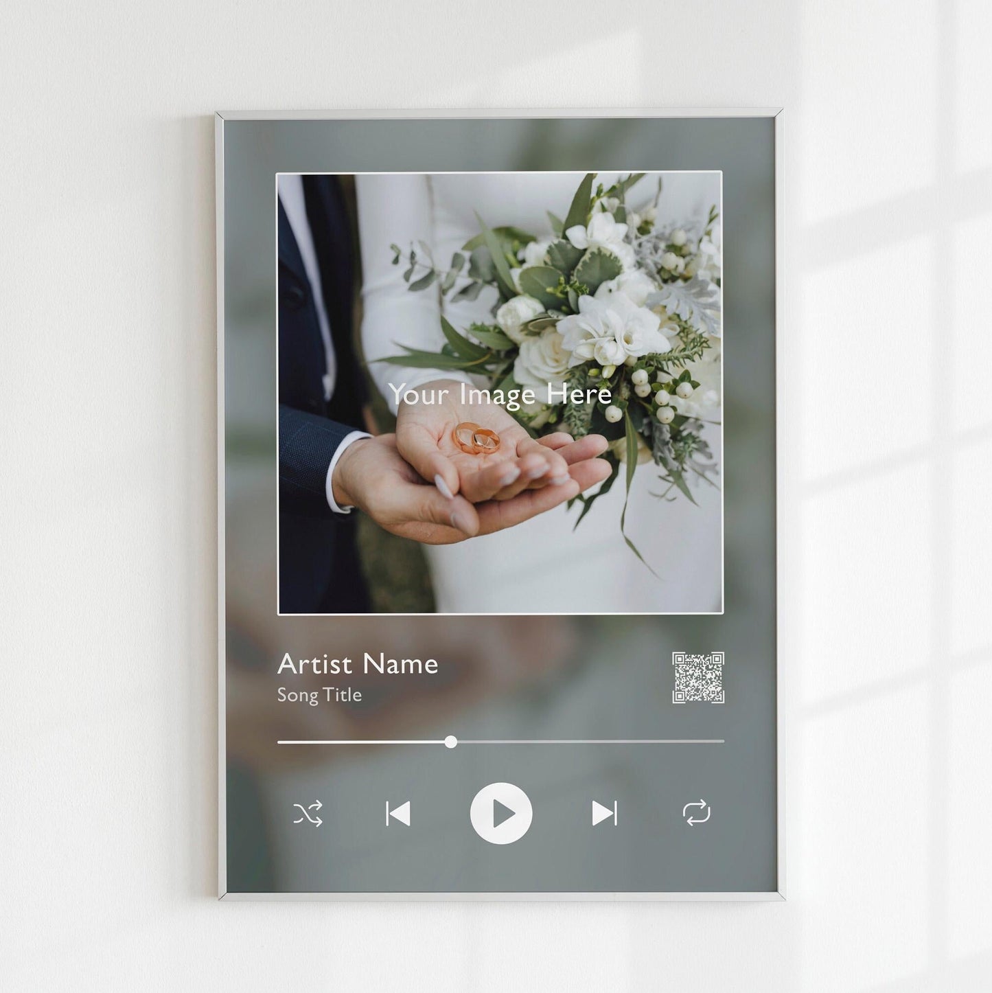 Custom Song Print with QR Code - Pathos Studio - Art Prints