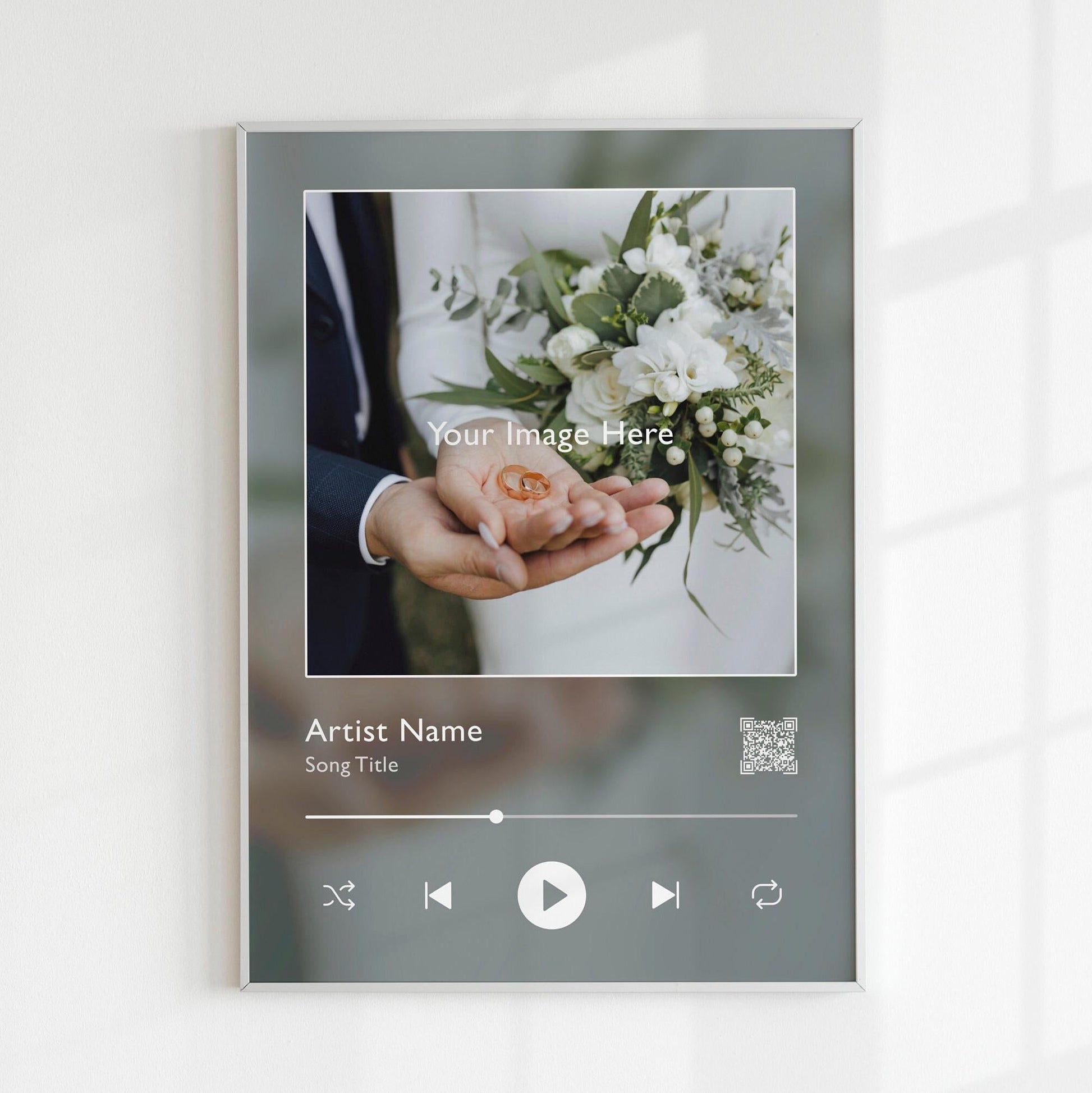 Custom Song Print with QR Code - Pathos Studio - Art Prints
