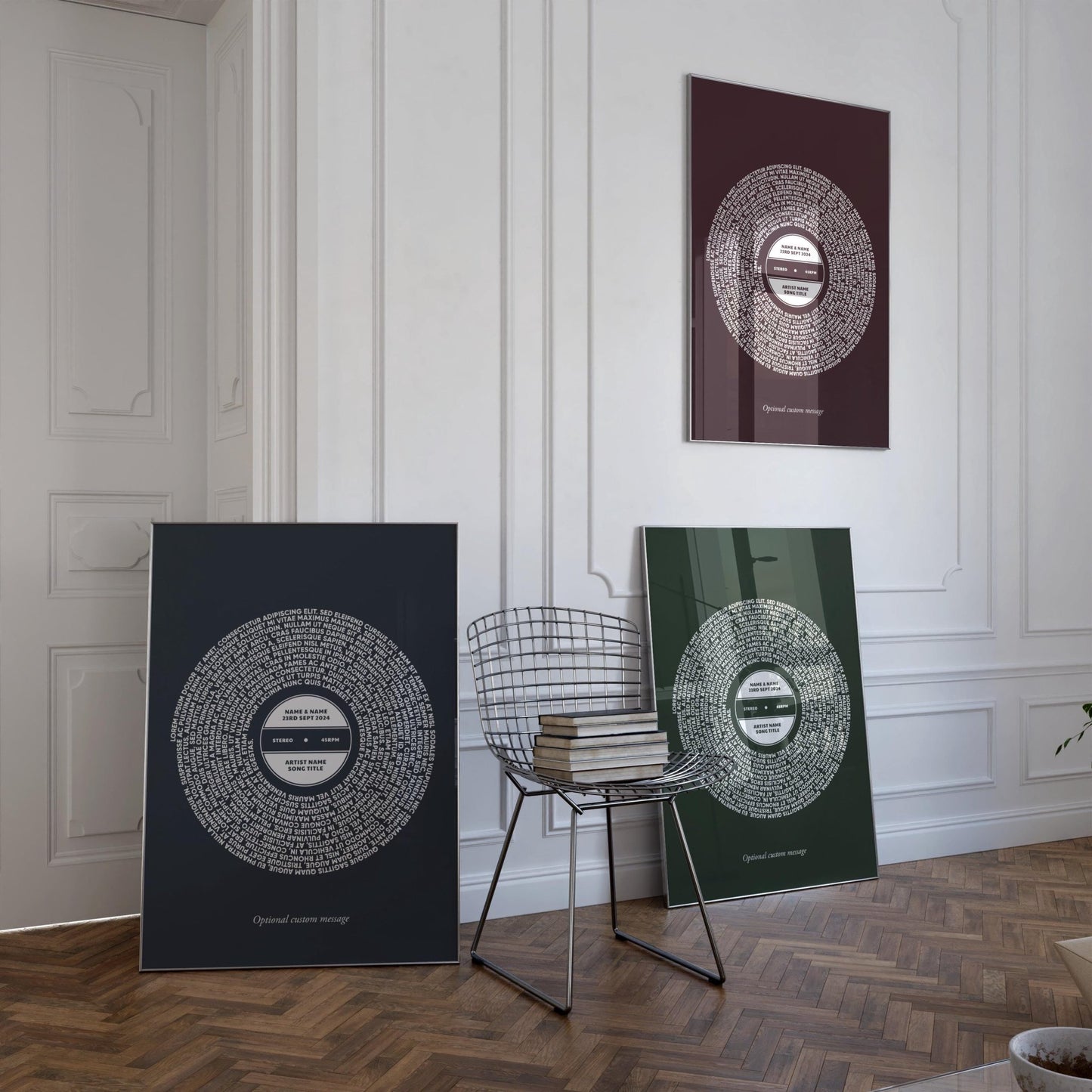 Custom Vinyl Song Lyrics Print - Pathos Studio - Art Prints