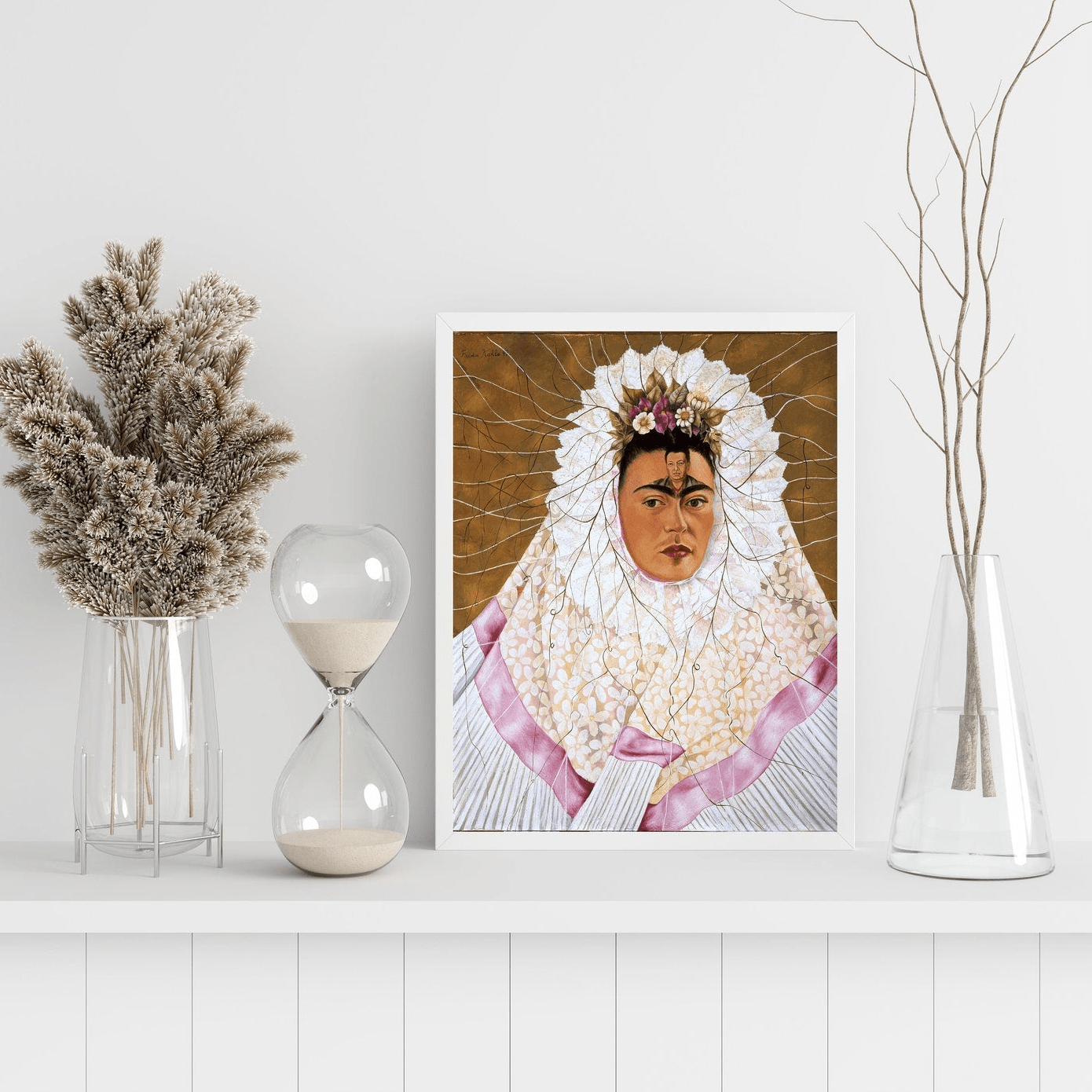 Diego On My Mind (Self - Portrait as Tehuana) - Pathos Studio - Art Prints