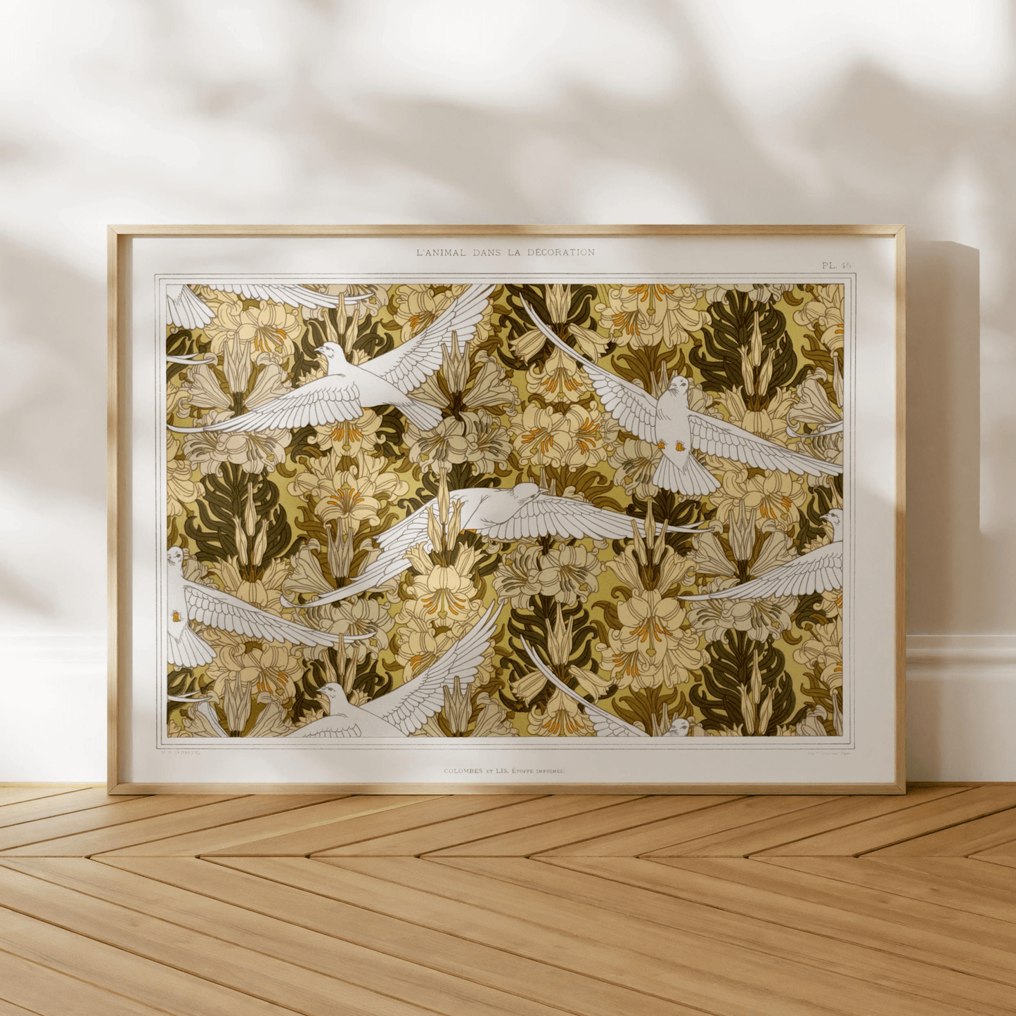 Doves from 'L'animal Dans La Décoration’ by Maurice Verneuil - Pathos Studio - Art Prints