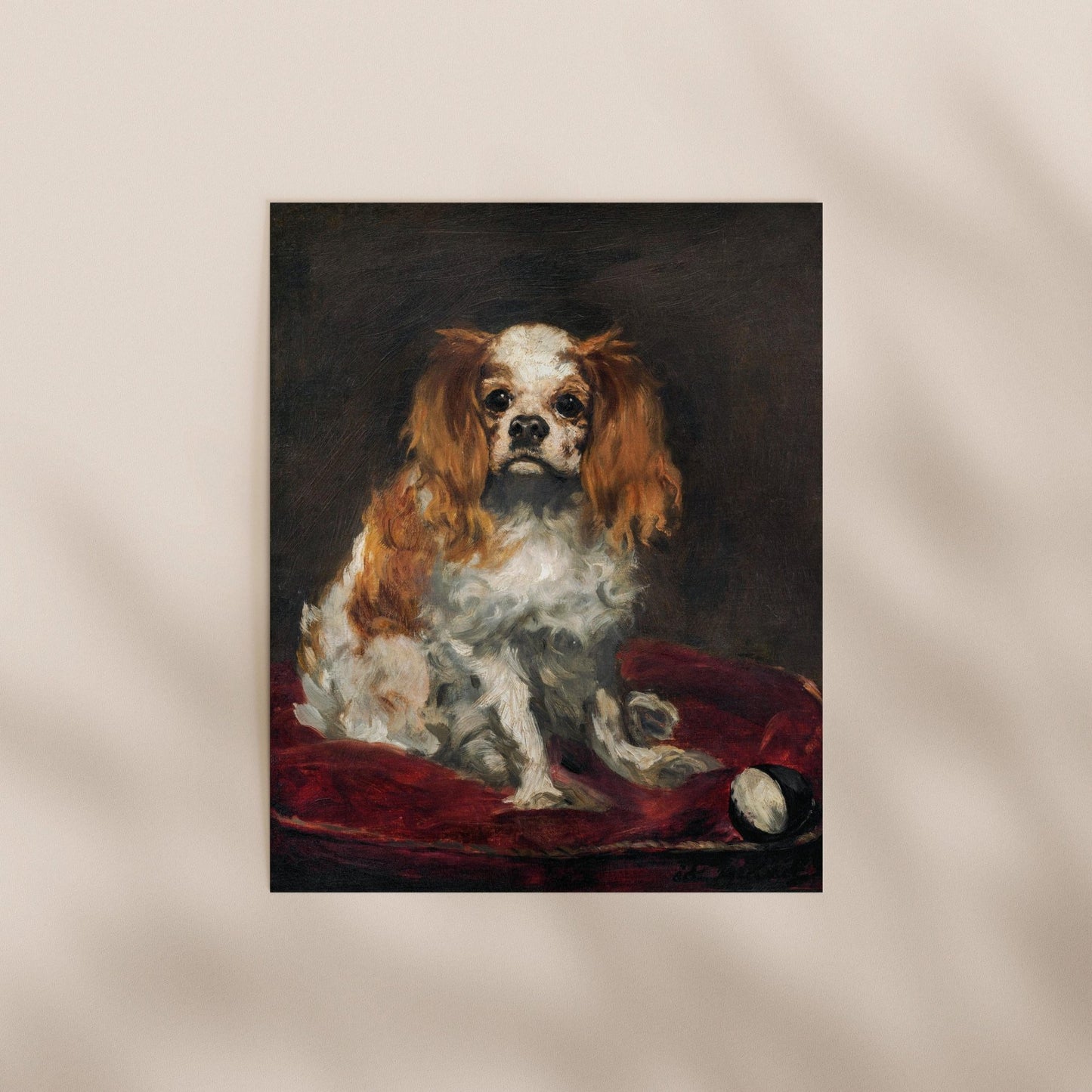 Edouard Manet - A King Charles Spaniel | Art Prints | Pathos Studio