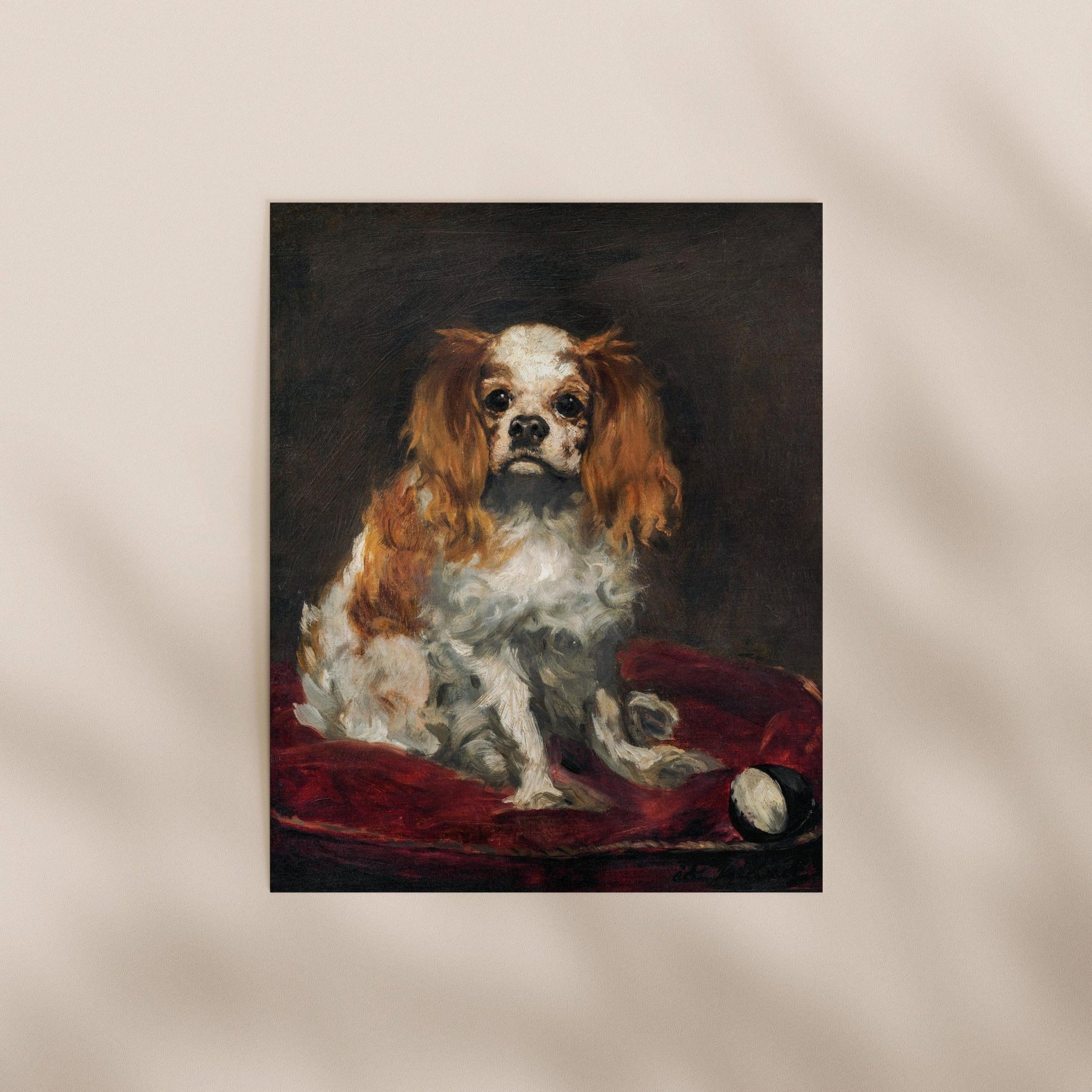 Edouard Manet - A King Charles Spaniel | Art Prints | Pathos Studio