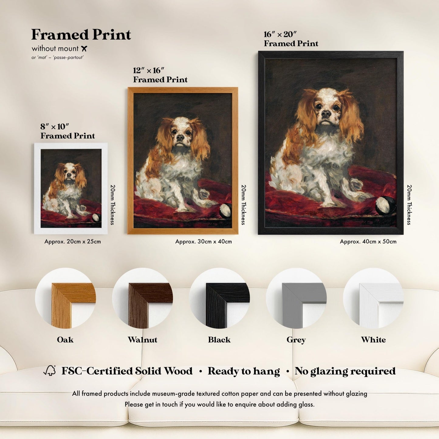 Edouard Manet - A King Charles Spaniel | Art Prints | Pathos Studio