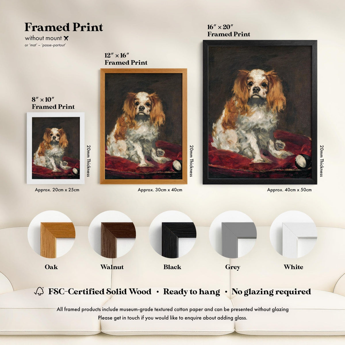 Edouard Manet - A King Charles Spaniel | Art Prints | Pathos Studio