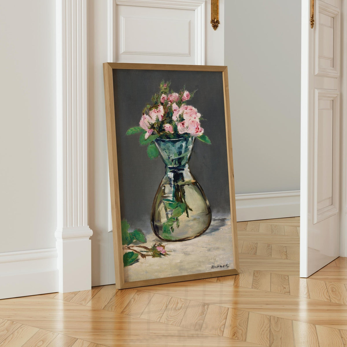 Edouard Manet - Moss Roses in a Vase | Art Prints | Pathos Studio