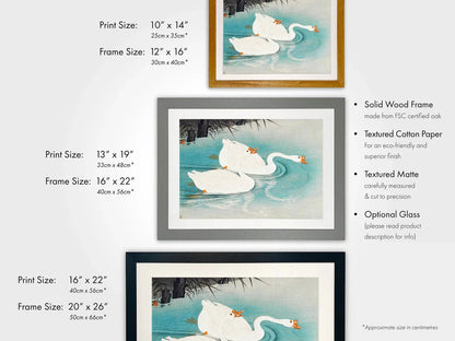 Geese Amid Reeds - Pathos Studio - Art Prints