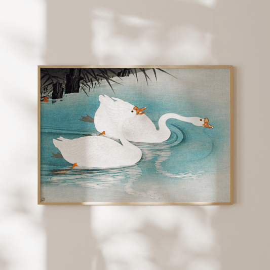 Geese Amid Reeds - Pathos Studio - Art Prints