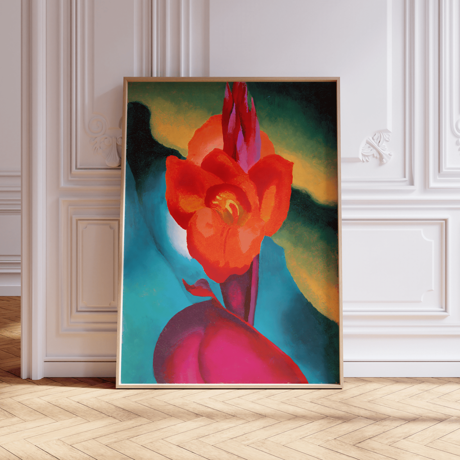 Georgia O'Keeffe - Red Canna | Art Prints | Pathos Studio