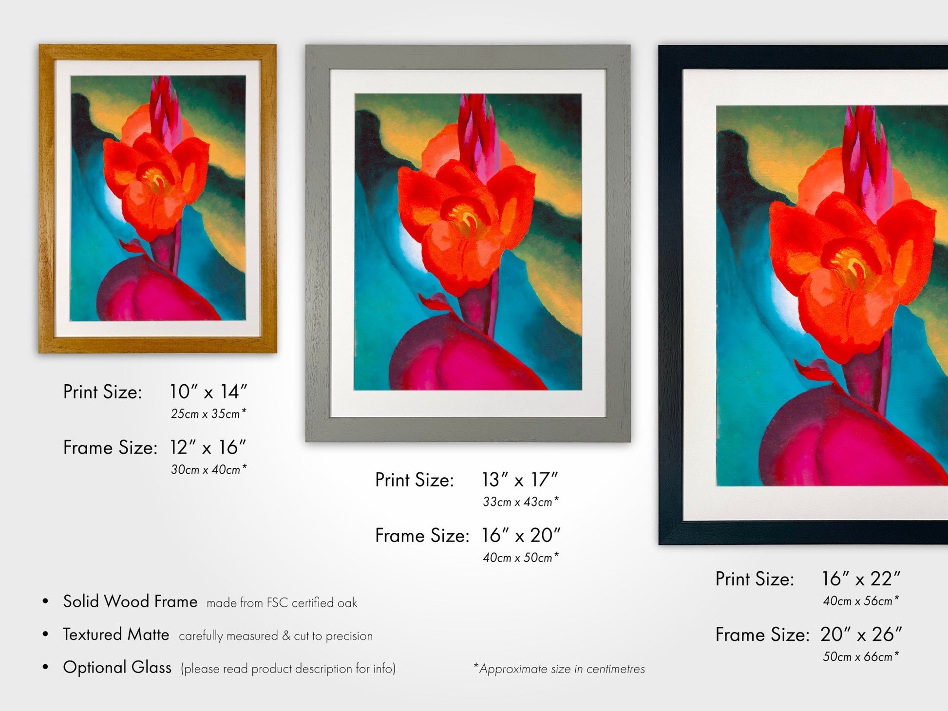 Georgia O'Keeffe - Red Canna | Art Prints | Pathos Studio