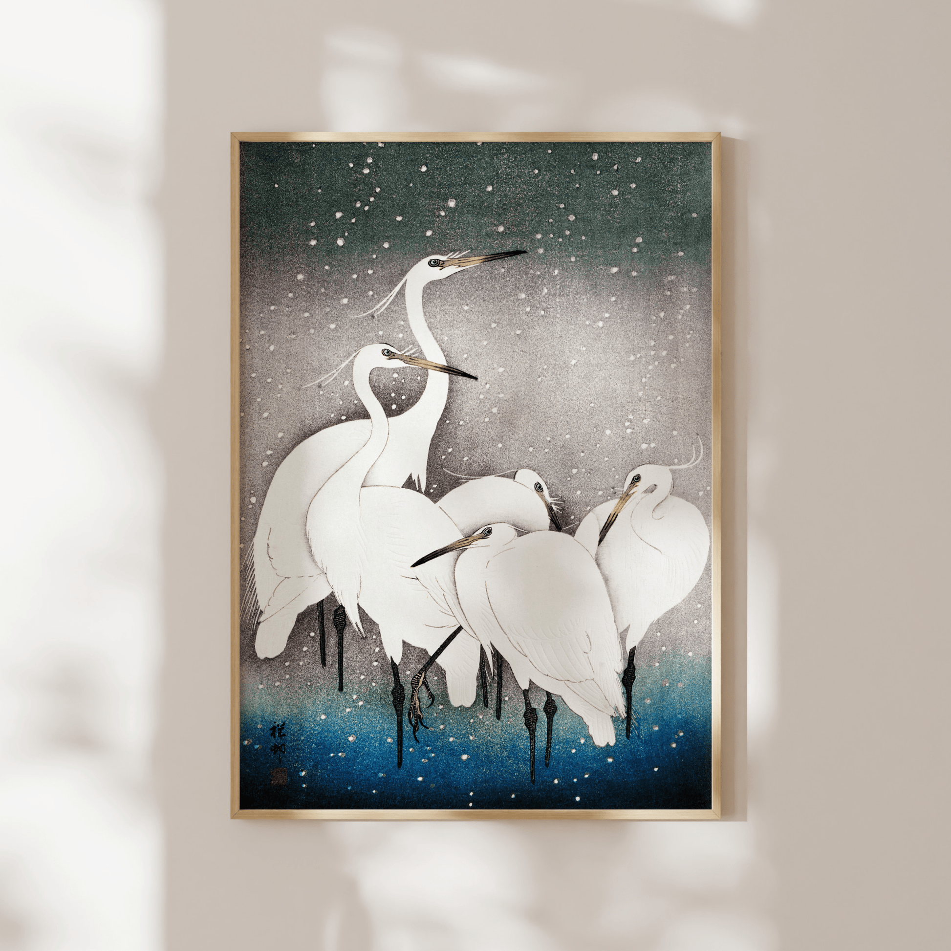 Group of Egrets - Pathos Studio - Art Prints